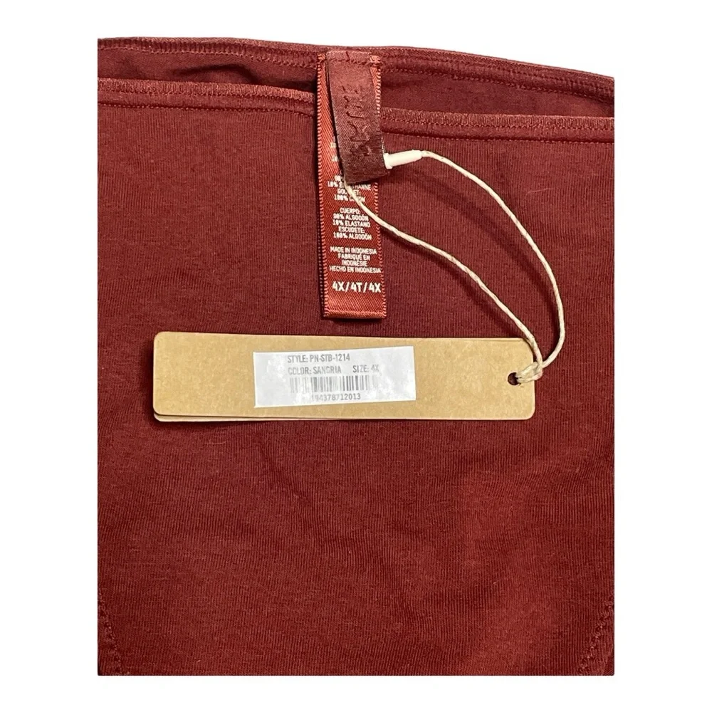 SKIMS Bundle of Brown Velour Bikini Bottoms & Maroon Bikini Underwear | 4X